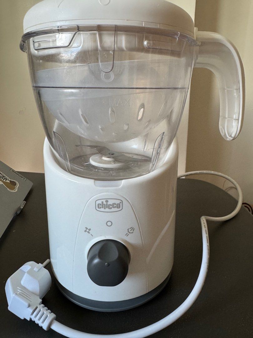 Chicco 5-in-1 Baby Food Processor (Category: Weaning & Toddler Feeding) located in Pasay City. Submitted by vermouth717 (Listing ID 1400408026, Image 2). Description: -Easy and convenient making of baby food from purees to textured food. -With steam boil and blend function all in one device -Buy on an as is where is basis -Originally bought for P10k .