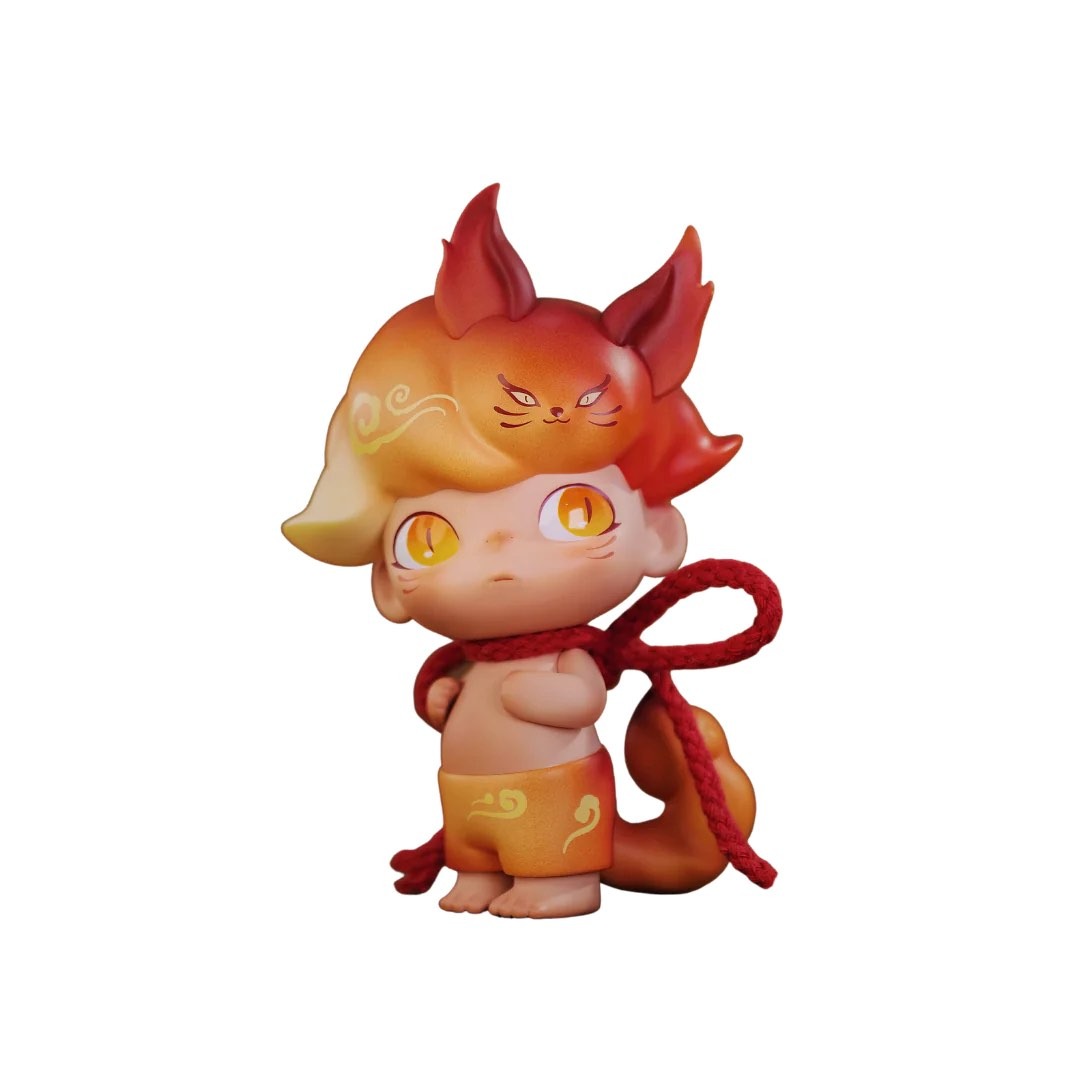 DIMOO Fire Fox Limited Figure - PTS 2023 Limited to 350 PCS, Hobbies ...