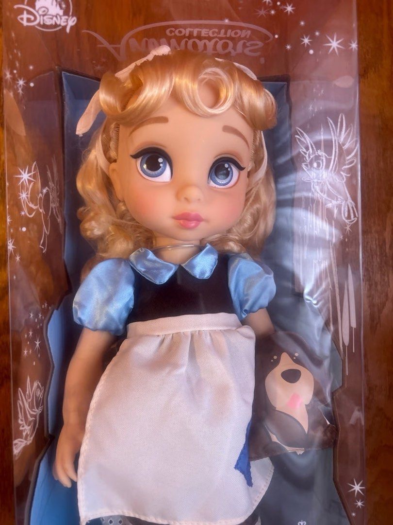 Disney Animators' Collection Cinderella Doll (Category: Plushies & Soft Toys) located in Manila. Submitted by jassie06 (Listing ID 1400476902, Image 2). Description: - Disney Animators' Collection Cinderella doll - Brand new, in original packaging - Features Cinderella in her work outfit - Includes a small plush friend - Recommended for ages 3 and up - Ideal for Disney doll collectors .