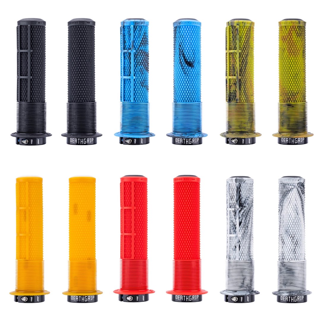 DMR DeathGrip2 Manopole Lock-On Flangiate | Per BMX, MTB, Trail | 140g | Taiwan