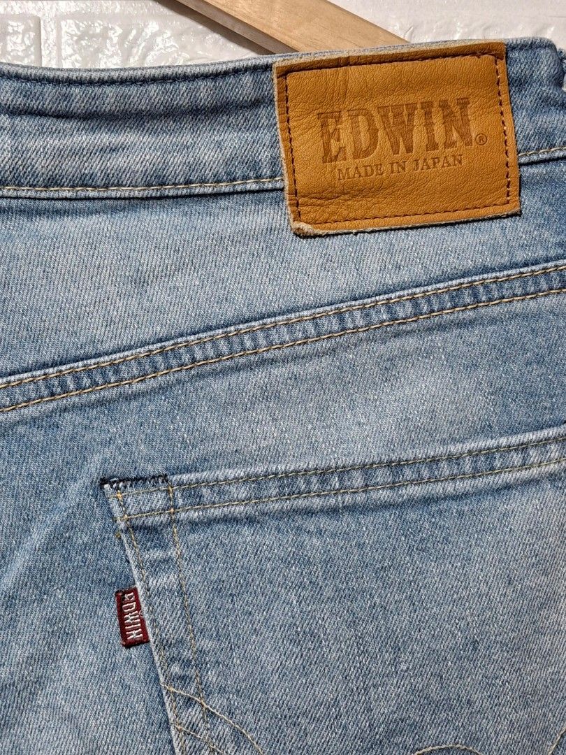 EDWIN DENIM PANTS FOR MEN (Category: Jeans) located in Angeles City. Submitted by livemountain.e2ae07 (Listing ID 1400433573, Image 2). Description: EDWIN DENIM PANTS FOR MEN SIZE 34 W17.6 L41 HEM 8 GOOD CONDITION PLUS SF.
