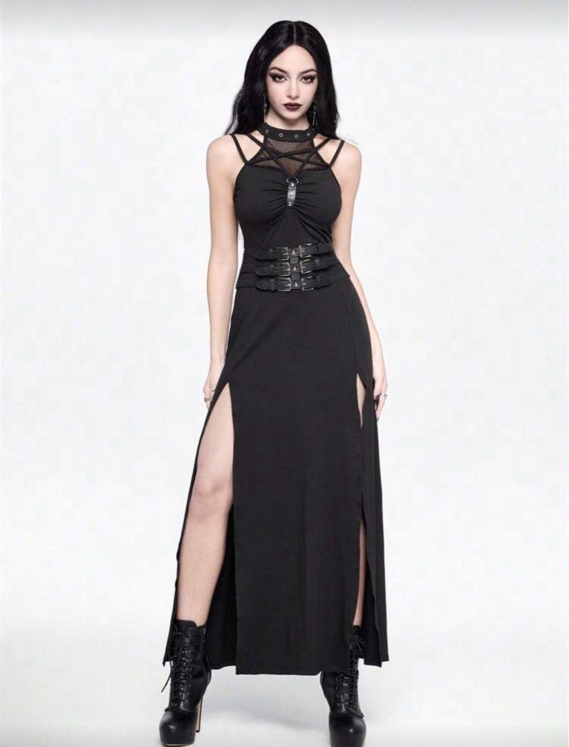 Goth halloween costume with belt (Category: Dresses) located in Manila. Submitted by avery._ (Listing ID 1400451002, Image 1). Description: Used once. .