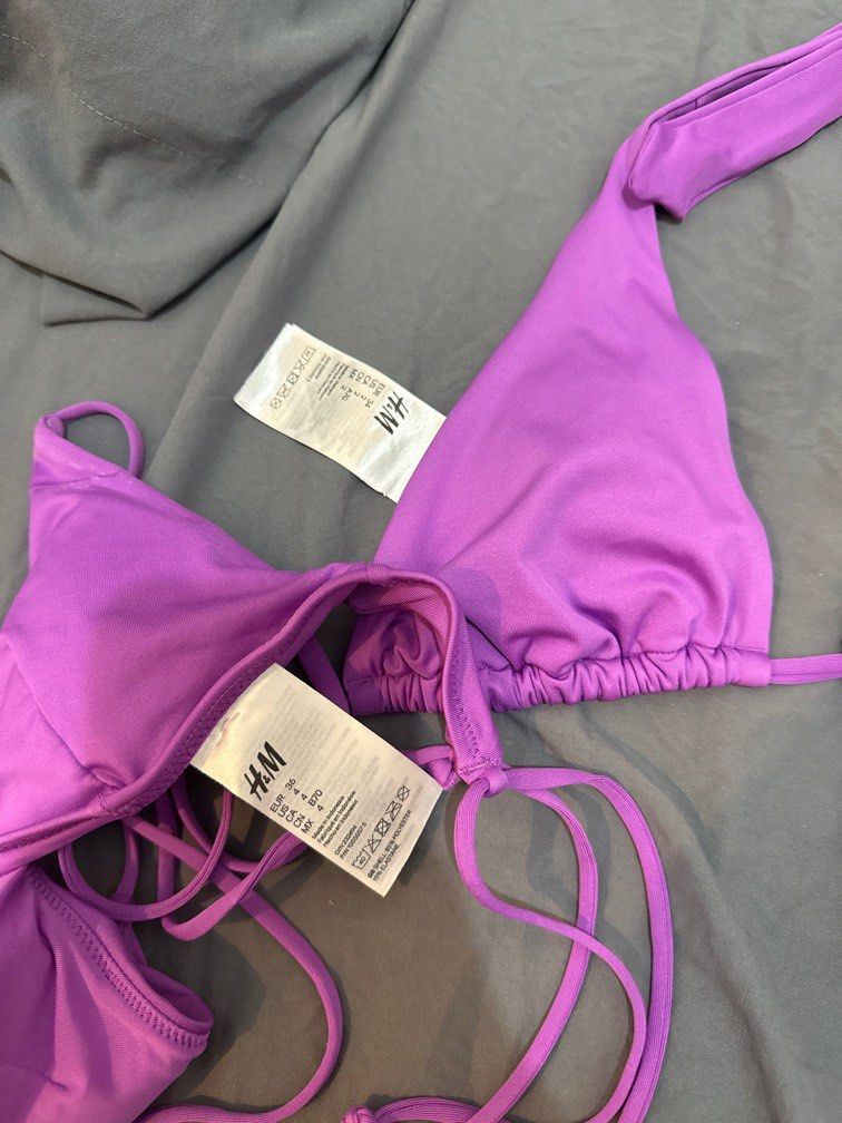 H&M bikini bundle (Category: Bikinis & Swimsuits) located in Binan City. Submitted by sunsetmargarita (Listing ID 1400554467, Image 2). Description: 2 tops, 1 bottom Sold as set Top 1: us2 Top2: us4 Bottom: us0 .