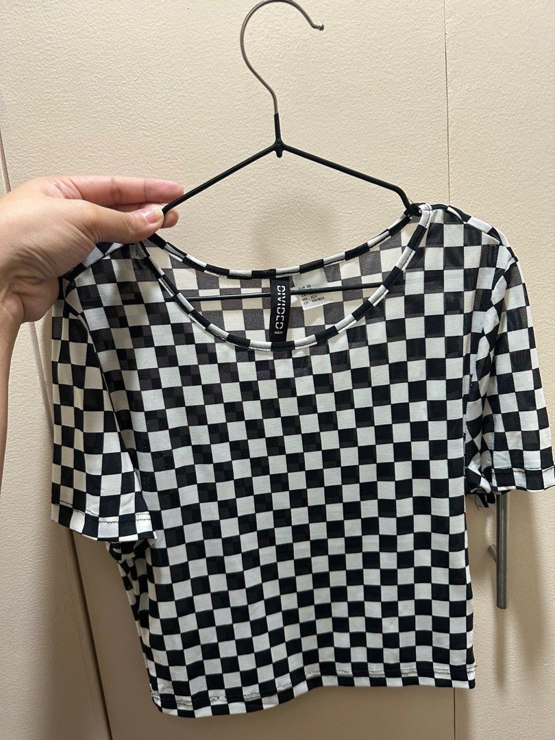 H&M Divided Shein Mesh Top (Category: Others Tops) located in Quezon City. Submitted by shaizerp (Listing ID 1400542554, Image 1). Description: - Divided XS - Shein M - 250 BOTH - Location: Quezon City.