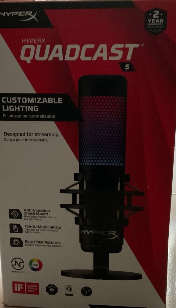 HyperX QuadCast S USB Microphone - S