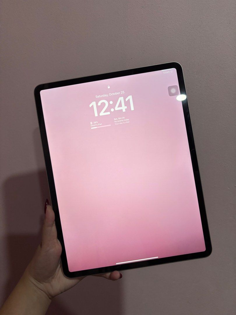 iPad Air 13-inch (M2) (Category: iPad) located in San Juan City. Submitted by kylle_m (Listing ID 1400443784, Image 1). Description: iPad Air 13-inch (M2) 256GB Color: Starlight Connectivity: Wi-Fi Very good condition, I bought it last March 2025. No scratches and issues (girl owner hehe) Only used the iPad for games. Comes with case, box and pencil. I can do meet-ups for buyer to check the items. RFS: Hindi po masyado nagagamit ng owner, for gam
