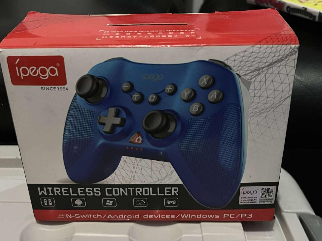 Ipega Wireless Controller For N-Switch Blue (PG-9162A) (Category: Controllers) located in Dasmarinas. Submitted by bluescurioucorner (Listing ID 1400565880, Image 2). Description: 📘 Item Details: 🔖 Original Price: 795 in Datablitz 💫 Inclusion: With Box 📦 RFS: Decluttering ♻️ ⚠️ Please read to all terms of listings before placing an order. Transactions mean you fully accept these conditions. 📌 Terms & Conditions: 💵 Always Payment First – No 