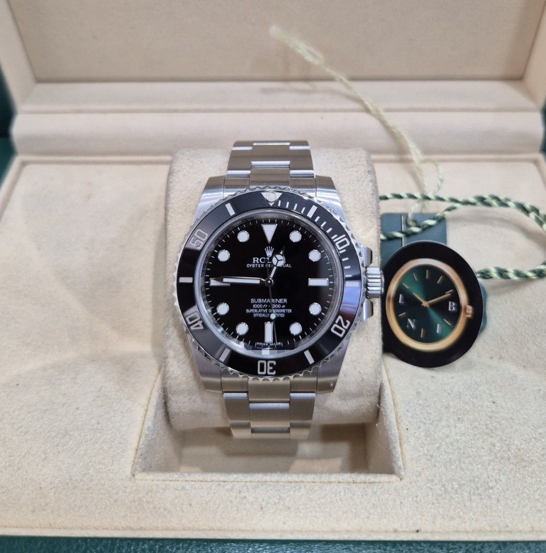 LNIB 2016 Rolex Submariner No Date 114060, Luxury, Watches on