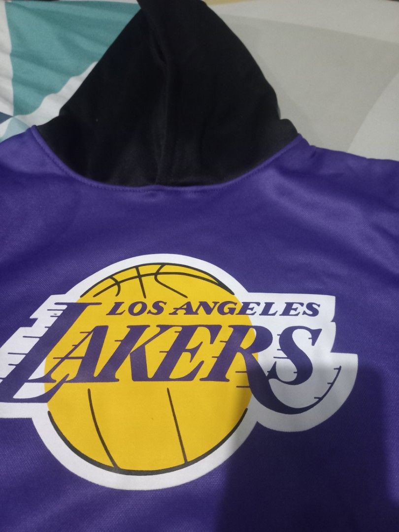 Los Angeles Lakers complete tracksuit set (Category: Babies & Kids Fashion) located in Quezon City. Submitted by ceegee30 (Listing ID 1400545113, Image 3). Description: Includes a Purple and Black Hoodie and Black sweatpants/ jogging pants. size: 10 to 12years old..