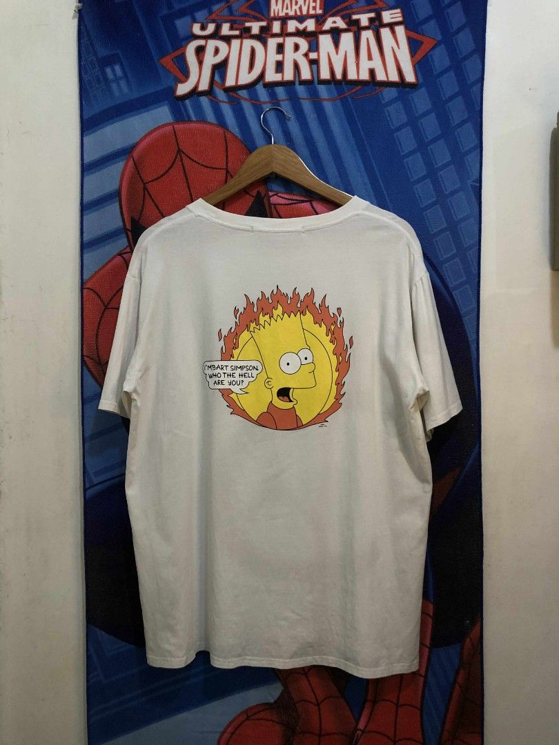 Off-White Teenager Bart Simpson T-shirt (Category: Tshirts & Polo Shirts ) located in Angeles City. Submitted by back_to_basics. (Listing ID 1400522853, Image 2). Description: Size Large Issue: Loose stitching and stain Dimensions: 22W x 28L Meet up or ship via jnt negotiable DECLARED OFF/FAKE OFF/FAKE!.