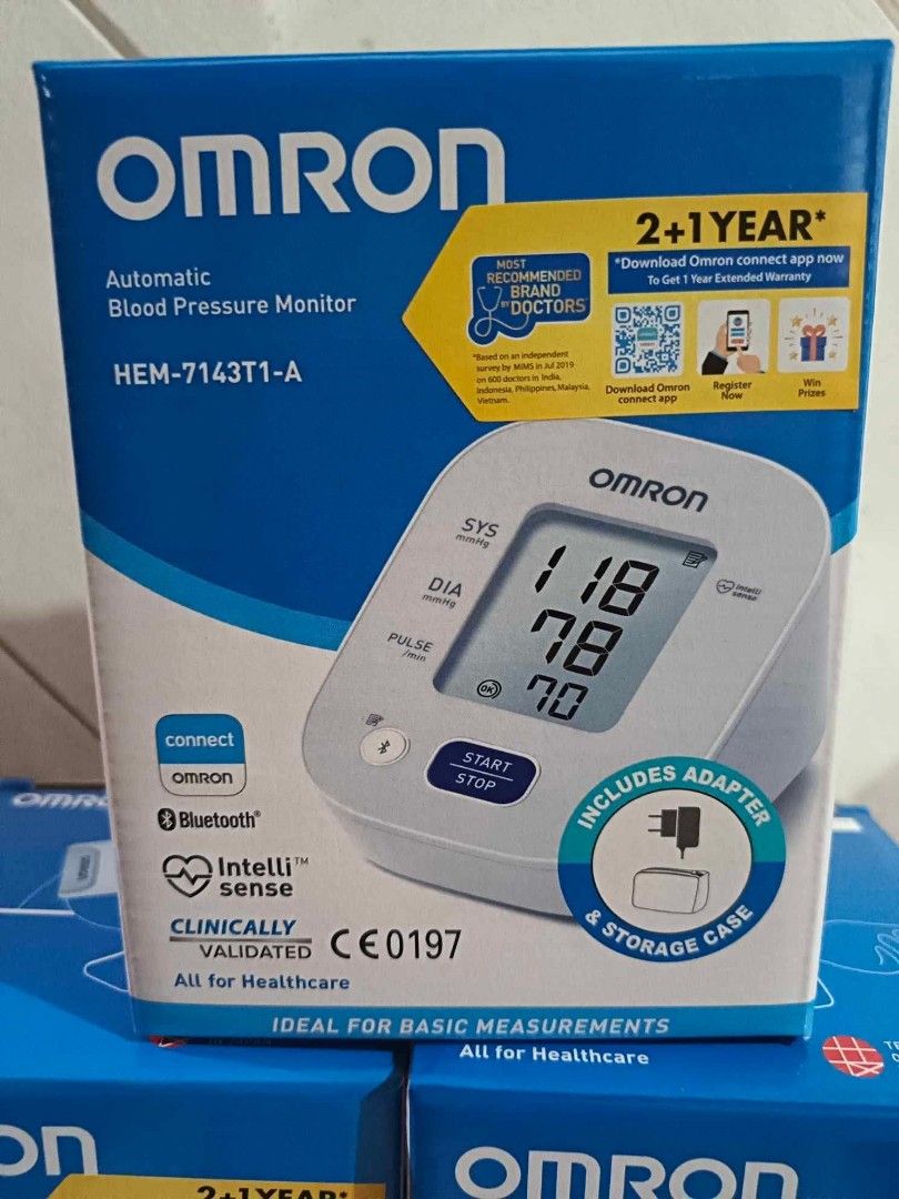 Omron bp automatic (Category: Health Monitors & Weighing Scales) located in Quezon City. Submitted by noblebear_da8751 (Listing ID 1400404720, Image 2). Description: price depends sa model same day delivery cop cod gcash and Bank transfer payment.