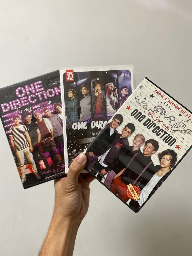 One Direction DVD Collection (Category: CDs & DVDs) located in Rizal. Submitted by andreii34 (Listing ID 1400566260, Image 1). Description: Collection of three One Direction DVDs. Includes "One Direction: The Only Way Is Up", "One Direction: Up All Night", and "One Direction: All for One". Perfect for any One Direction fan. These DVDs are a great addition to any collection. Very Rare Collection and Selling it for 999 Each Rizal Location📍 Meet up