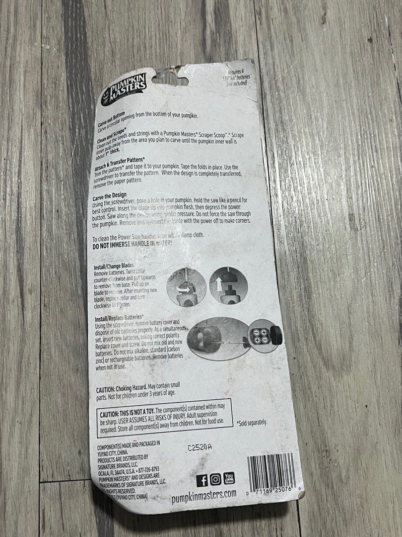 PUMPKIN CARVING TOOL (Category: Craft Supplies & Tools) located in Baguio. Submitted by kyrawang22 (Listing ID 1400392144, Image 2). Description: .