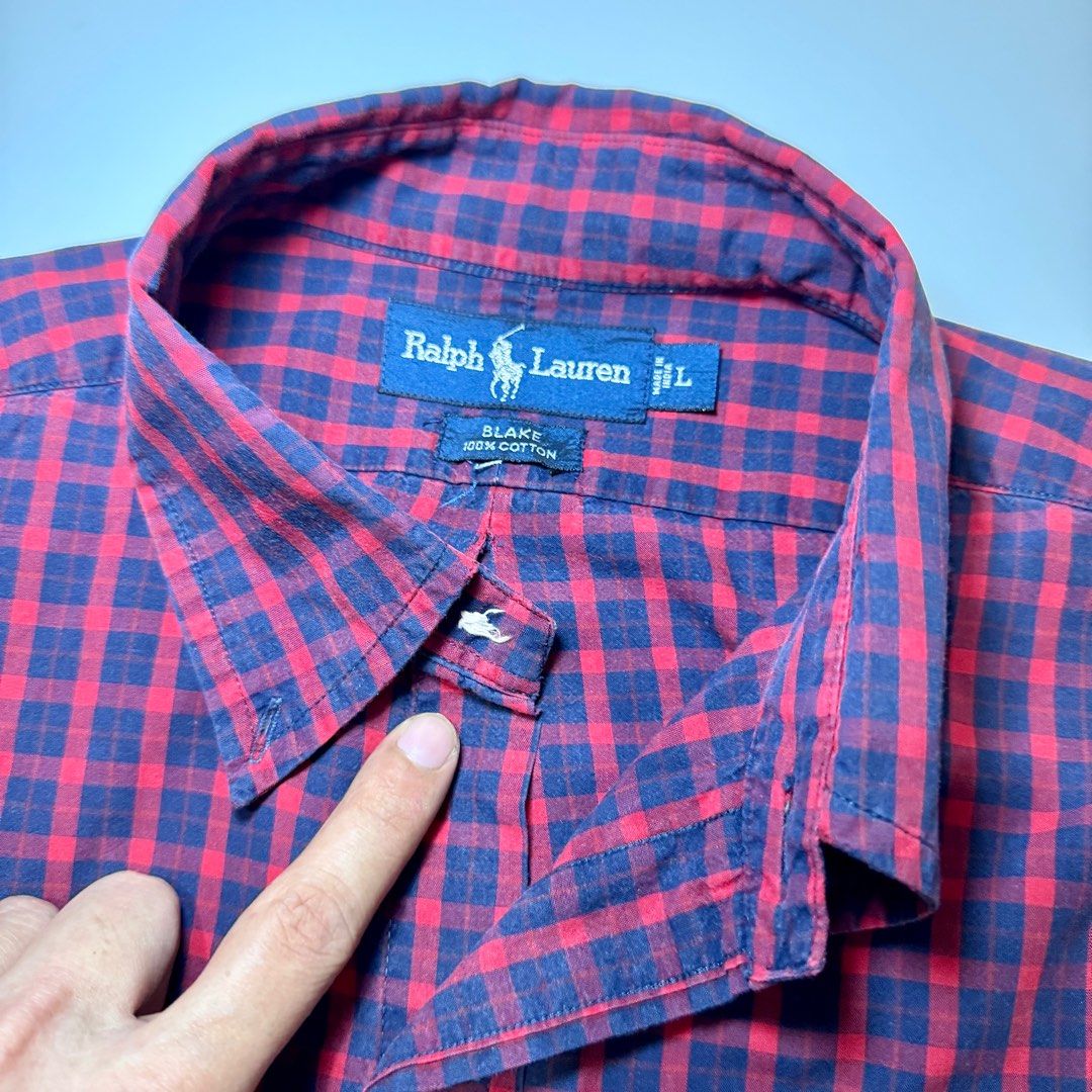 Ralph Lauren Check Print Polo cropped (Category: Tshirts & Polo Shirts ) located in Cabanatuan. Submitted by jmfff (Listing ID 1400569919, Image 2). Description: CHECK PICTURES!! Note: Colors may vary slightly due to lighting 🚚 Shipping via J&T (weekends only) 📍 Located in Cabanatuan, Nueva Ecija 💵 Payment via GCash / Maya Follow us on Ig: @droppp.apparel.