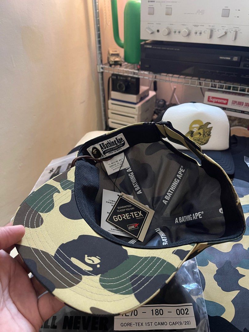 Rare Bape x Goretex 1st Camo Cap (Category: Caps & Hats) located in Manila. Submitted by thevintage90_sretro. (Listing ID 1400531431, Image 2). Description: .