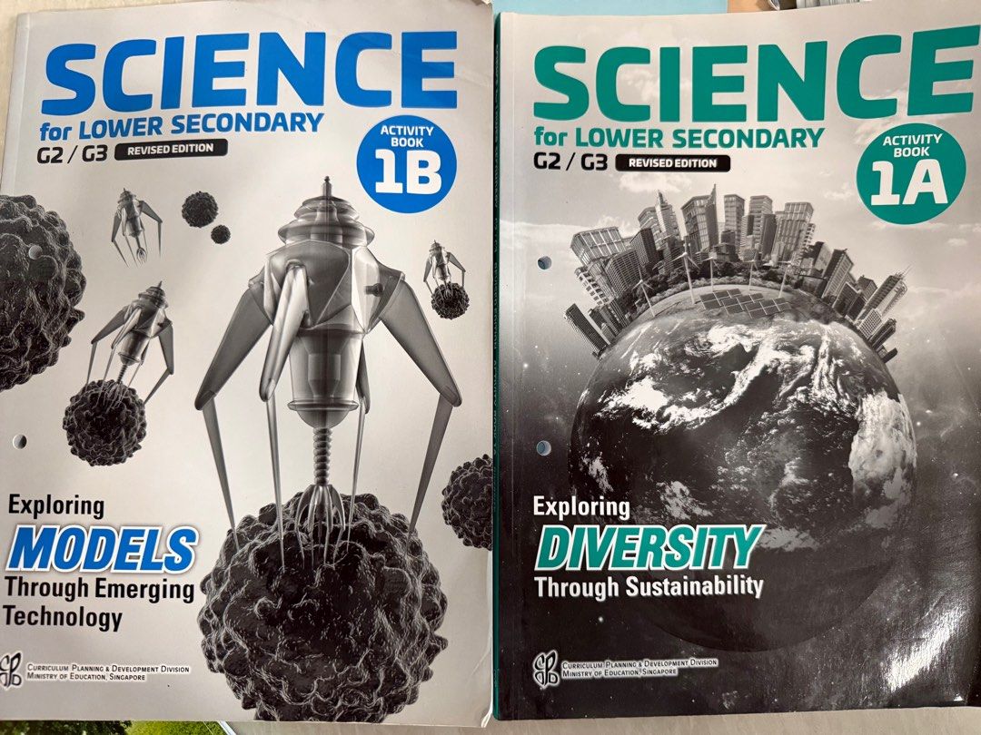 Sec 1 Science of Lower Secondary G3-G2 Activity Book 1A & 1B, Hobbies ...