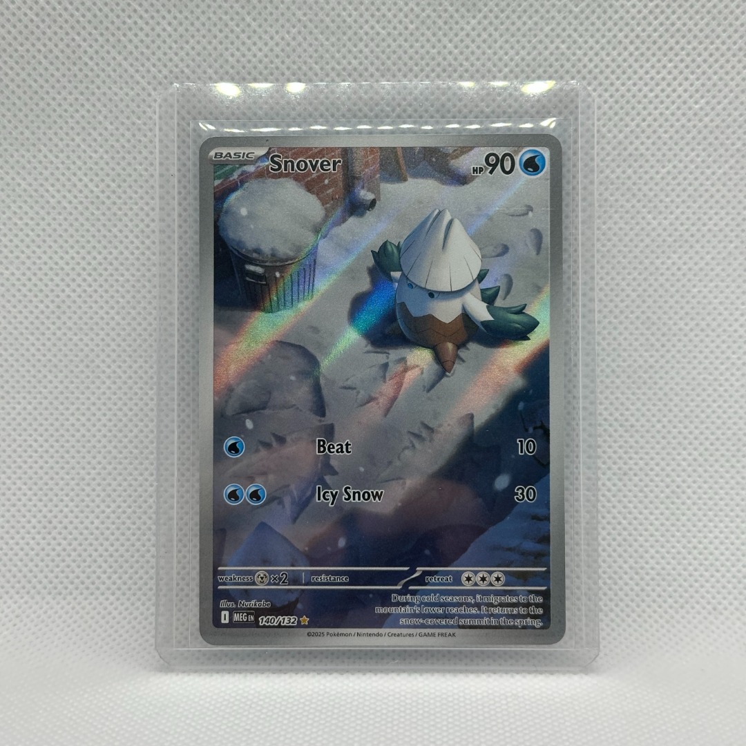 Snover #140 Pokemon Mega Evolution Illustration Rare IR English ...