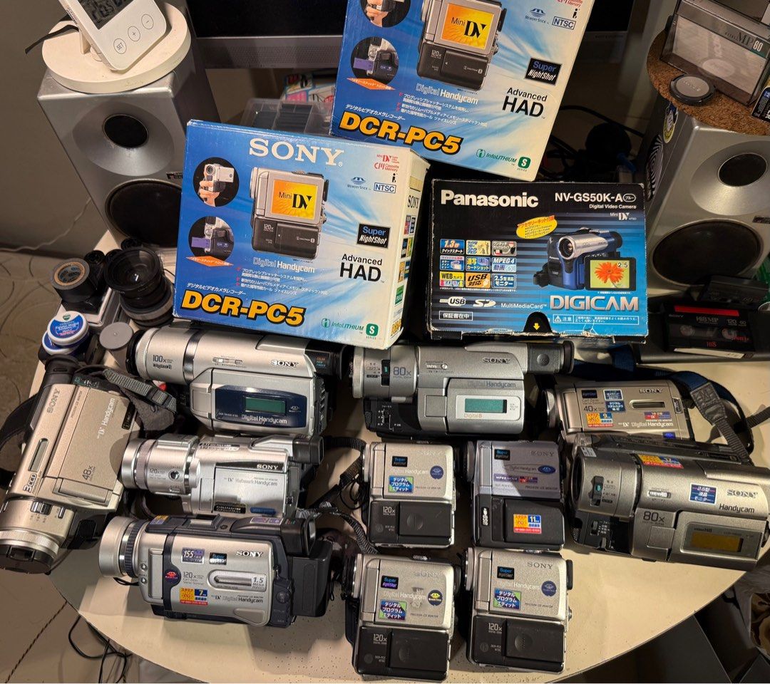Sony Handycams (MiniDV, Hi8, Digital8) (Category: Video Cameras) located in Manila. Submitted by christian_bagz (Listing ID 1400411384, Image 2). Description: Selections of Sony MiniDV/Hi8/Digital8 handycams VHS vibes Can be modded to be tapeless (just ask) Thanks! .