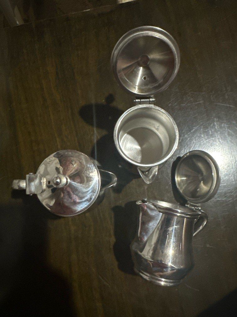 stainless creamer set of 3 (Category: Coffee & Tea Tableware) located in Antipolo. Submitted by queens.collections (Listing ID 1400484365, Image 3). Description: .