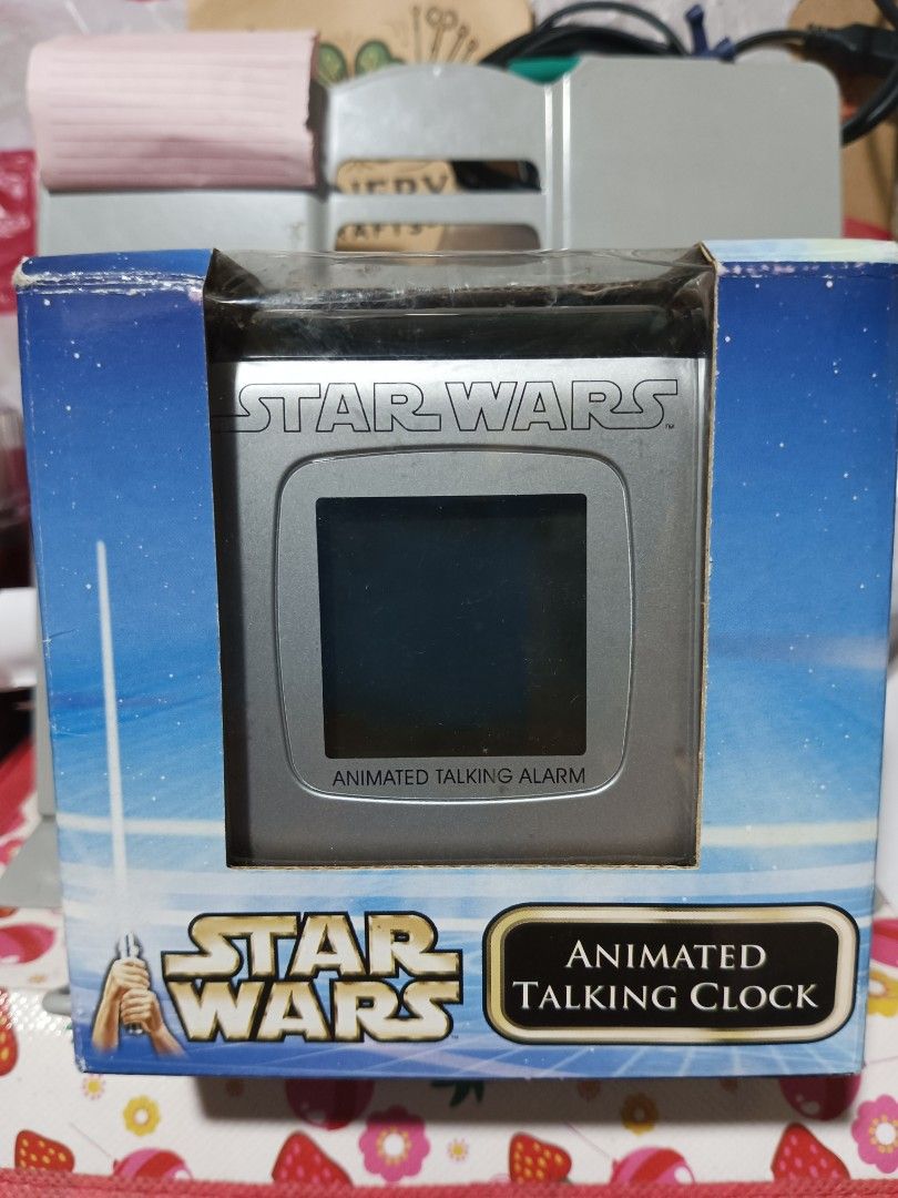 Star Wars Vintage 2002 Animated Talking Alarm Clock (Category: Clocks) located in Manila. Submitted by laydeemoonrcl (Listing ID 1400401150, Image 1). Description: July Month End Sale From 699 399 Only Brandnew with Box Tested working Sound Working.