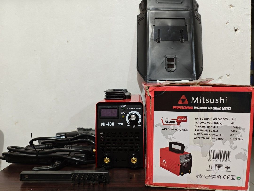 Welding Machine/Powertools Supplier (Category: Construction Tools & Equipment) located in Quezon City. Submitted by mktoolsenterprise (Listing ID 1400495763, Image 2). Description: Brandnew Welding Machine‼️ 1499 each only bodega price ‼️ FB PAGE: MK TOOLS ENTERPRISE Items Available: ✅Grinder ✅Impact Drill ✅Impact Wrench ✅Cordless drill ✅Sander ✅Jigsaw ✅Jackhammer ✅Welding Machine 📍 Location: Batasan Hills Quezon city📍 Mode of payment; Gcash, P