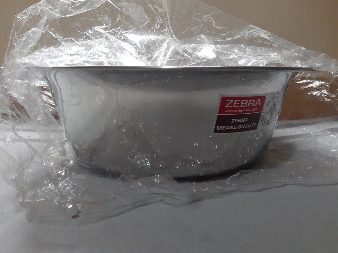 Zebra stainless basin (Category: Announcements) located in Manila. Submitted by seesalt (Listing ID 1400404441, Image 1). Description: For Sale Zebra basin stainless 26cm .