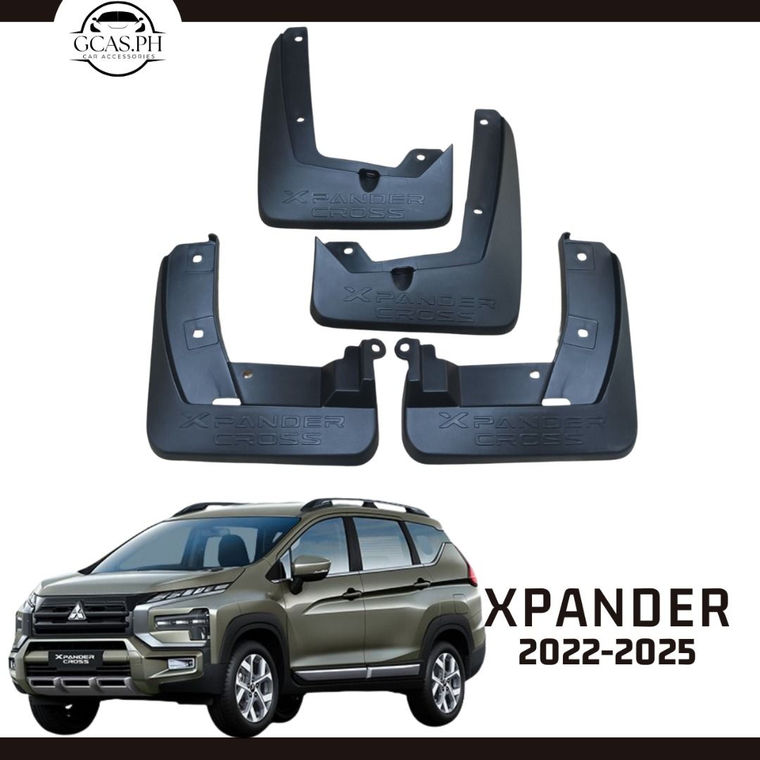 2022-2025 Mitsubishi Xpander Cross Mud guard Black (Category: Ear Care) located in Caloocan City. Submitted by cofferentals_ph (Listing ID 1400667995, Image 2). Description: 2022-2025 Mitsubishi Xpander Cross Mud guard Black REMINDER TO ALL BUYERS BEFORE CHECK OUT NOT FIT FOR XPANDER CROSS TWO TONE AND NOT FIT WITH CLADDING note: you might create a screw hole for added stability but depends on your preference ★ABS Plastic Material ★4pcs per set ★