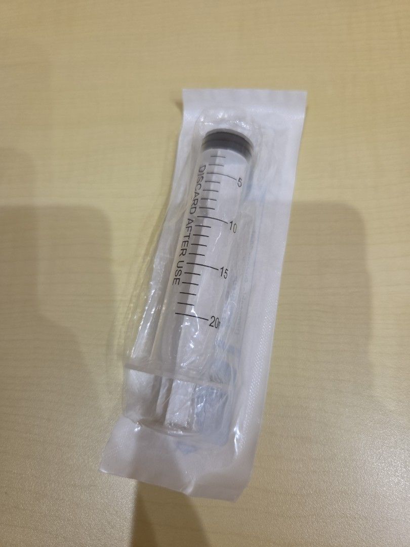 20ml Syringe - Brand New, Health & Nutrition, Medical Supplies & Tools ...