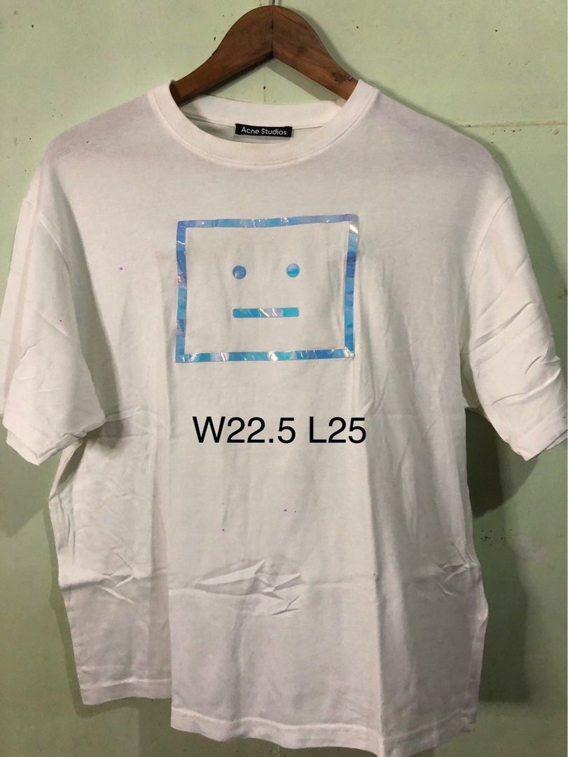 Acne Studios Face Patch T-shirt (Category: Tshirts & Polo Shirts ) located in Tayabas. Submitted by laughtalethriftshop (Listing ID 1400708089, Image 1). Description: small to medium no issue excellent condition .