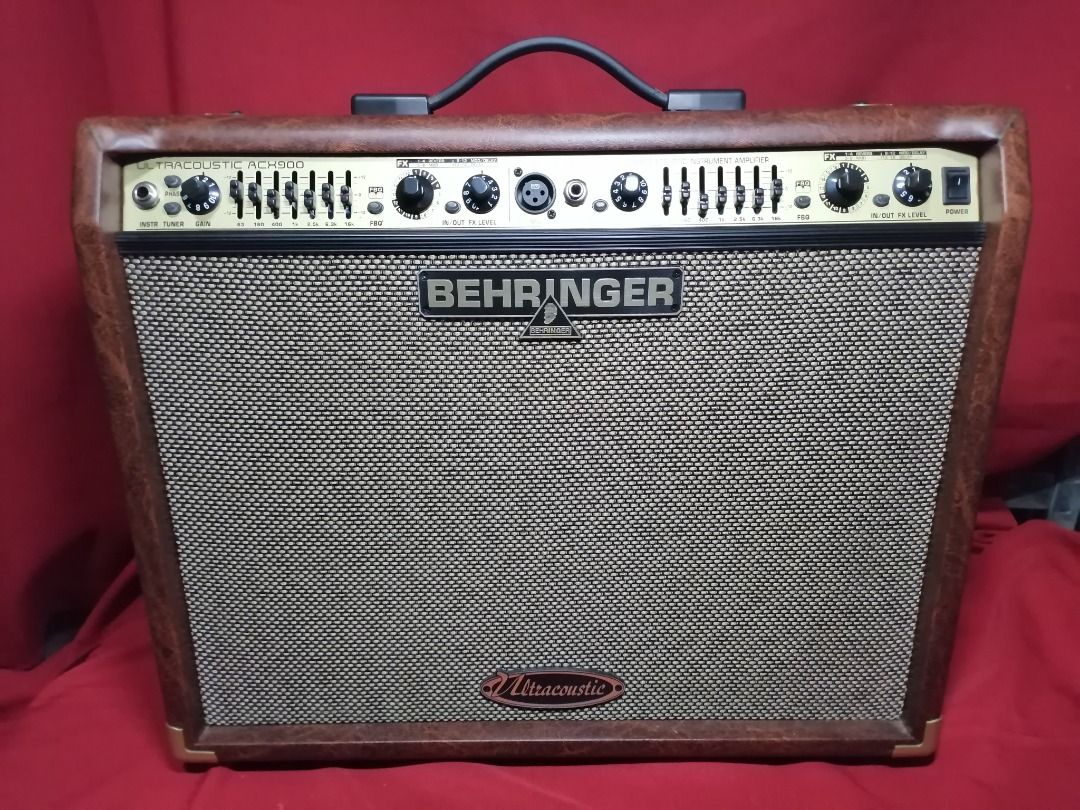 Acoustic guitar amplifier behringer 90w (Category: Musical Instruments) located in Quezon City. Submitted by newwhale.f1c027 (Listing ID 1400620340, Image 1). Description: P18,000 almost new behringer acx900 90watts acoustic guitar amplifier 2 channel, instruments input and microphone input. Pick up Lagro fairview Q.C so we can test it out. .