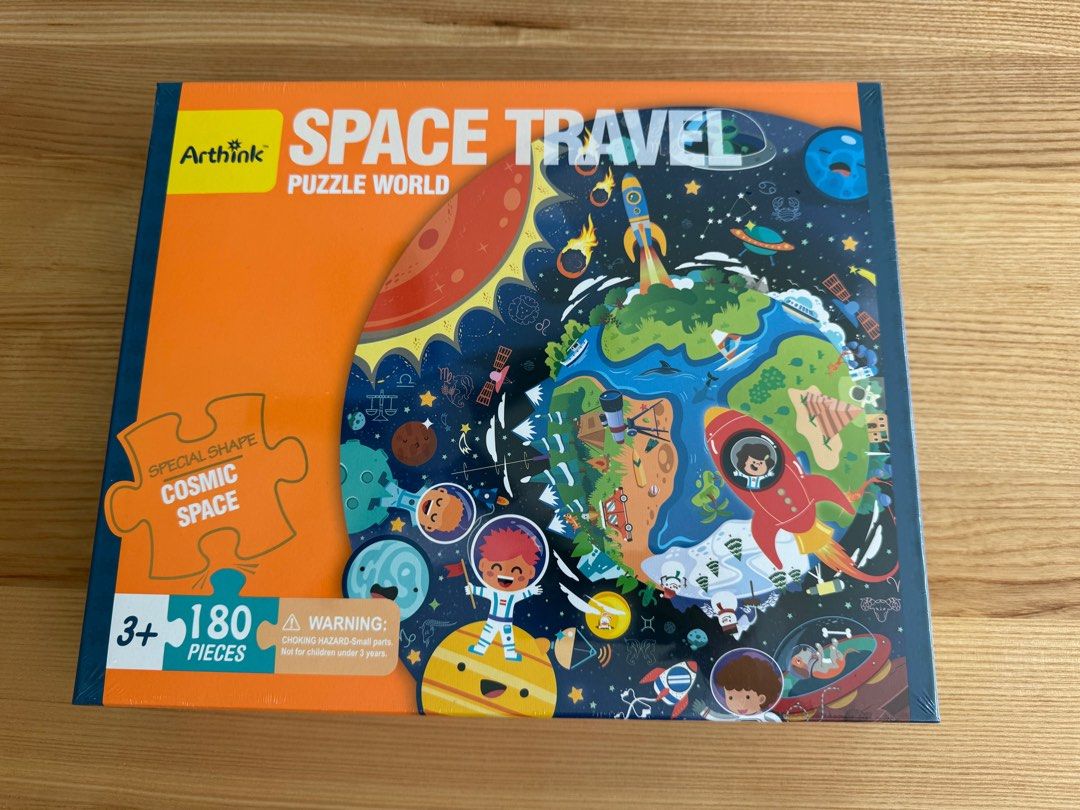 Arthink Space Travel Puzzle World 180 Pieces Hobbies Toys Toys