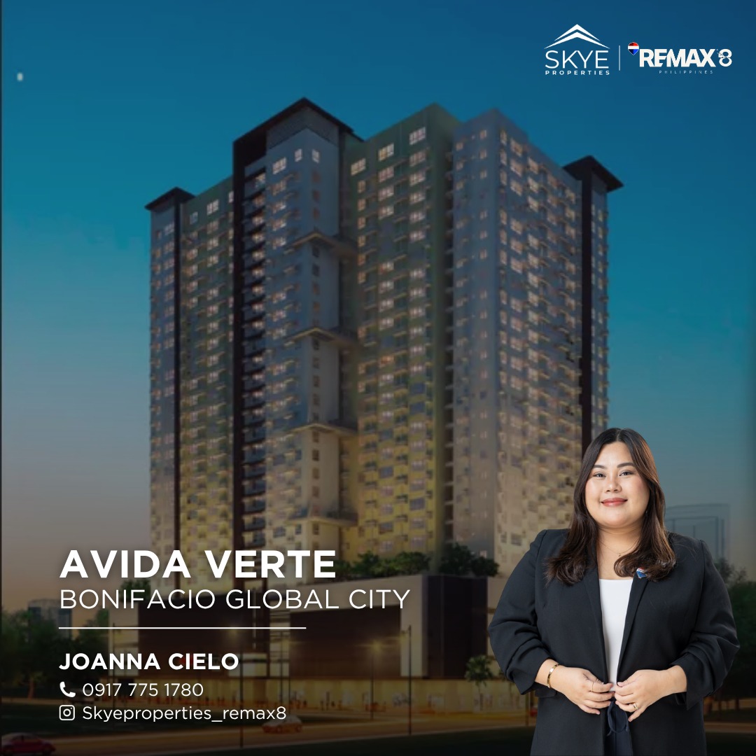 Avida Verte, 1-Bedroom Unit for Sale, BGC, Property, Rentals ...