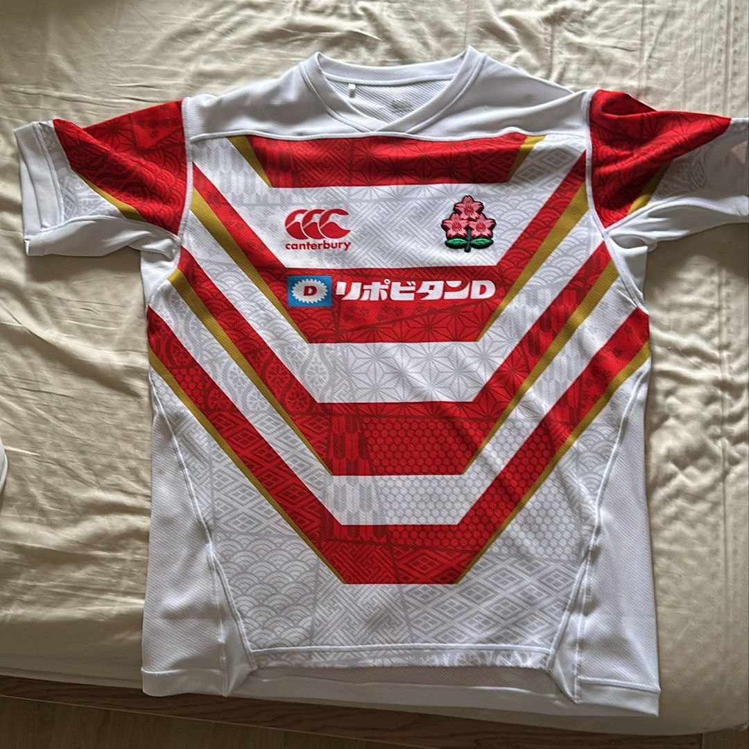 Canterbury Japan Rugby Jersey, Men's Fashion, Activewear on Carousell