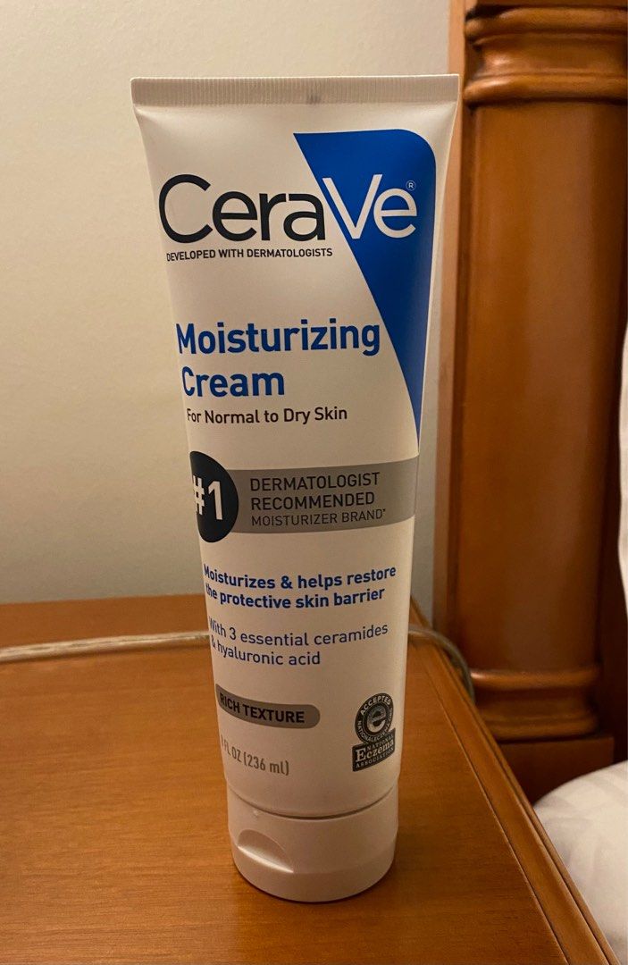 Cerave Moisturizing Cream (Category: Face Care) located in Quezon City. Submitted by ima_delr (Listing ID 1400673334, Image 1). Description: Brand new and sealed. Have multiple stocks if needed, available for pre-order too. Net Volume: 236ml Watsons has only 177 selling for Php950.00. Suited for all skin types, including sensitive skin #moisturizer #skincare #skin #care #sotd #regime #routine #ootd #serum #treat #treatment #pimple #acne #sun #sun