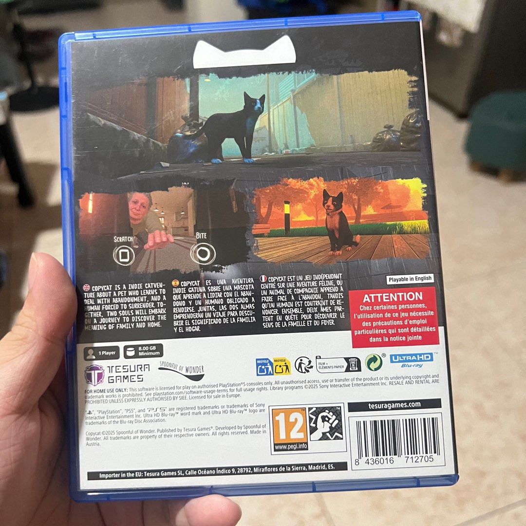 Copycat PS5 Game (Category: PlayStation) located in Manila. Submitted by saydeclutter (Listing ID 1400675397, Image 2). Description: ✨ Condition: Like new / Excellent condition 💿 Inclusions: Original case and disc (no scratches) ✅ Tested and working perfectly ✅ Well-kept and stored properly.