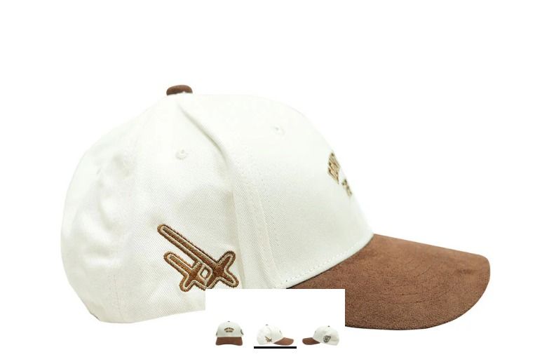 DBTK Elementary Snapback (Category: Caps & Hats) located in Legazpi City. Submitted by thelookbookph (Listing ID 1400747779, Image 3). Description: DBTK Elementary Snapback Cream Brown Suede .
