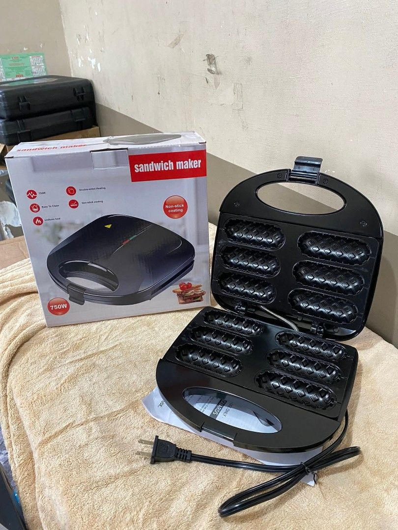 Hotdog sandwich maker (Category: Breadmakers) located in Manila. Submitted by yzlshop (Listing ID 1400652975, Image 1). Description: Brand new / COD Same day delivery via Lalamove Location: Manila Pm for inquiries. Thank you!.