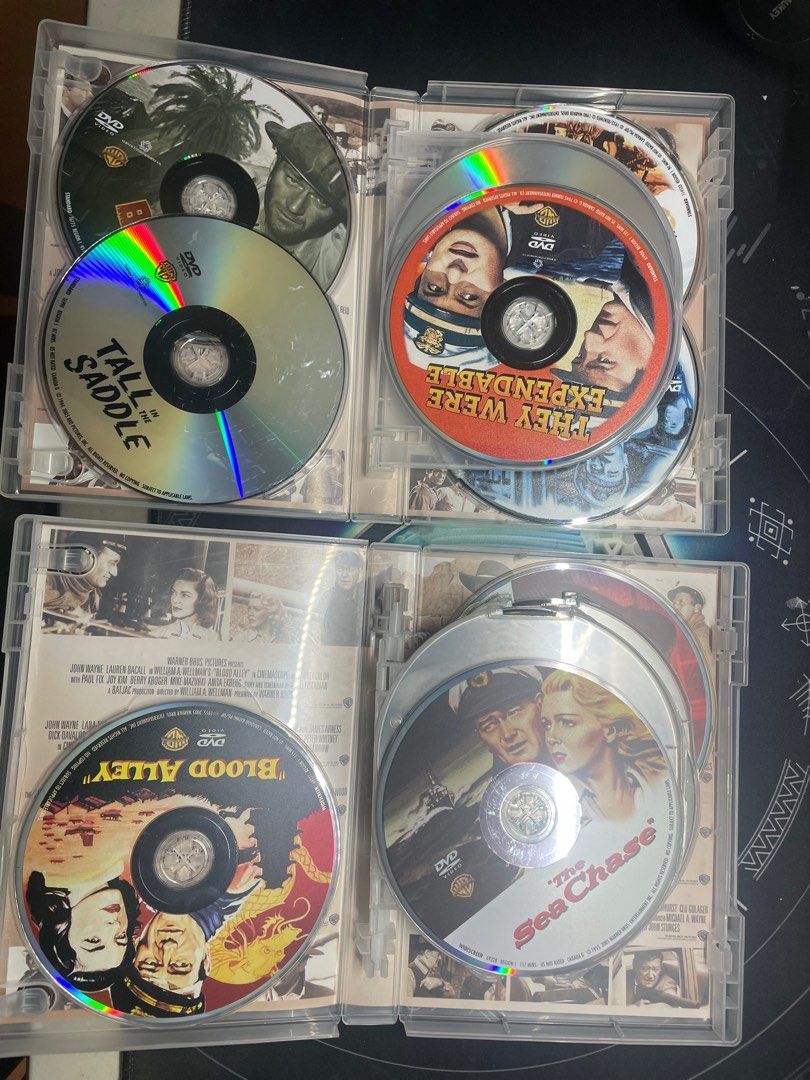 John Wayne 20-Film Legacy Collection (Category: CDs & DVDs) located in Pasig City. Submitted by jazonepee (Listing ID 1400587968, Image 3). Description: John Wayne 20 Film Legacy collection. 2nd hand all working. Good for collection 1k only.
