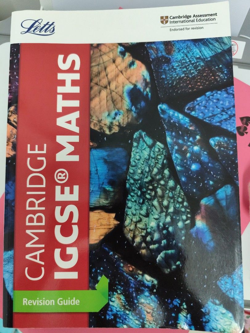 Math Gcse Letts Letts Cambridge IGCSE Maths Revision Guide, Hobbies & Toys, Books ...