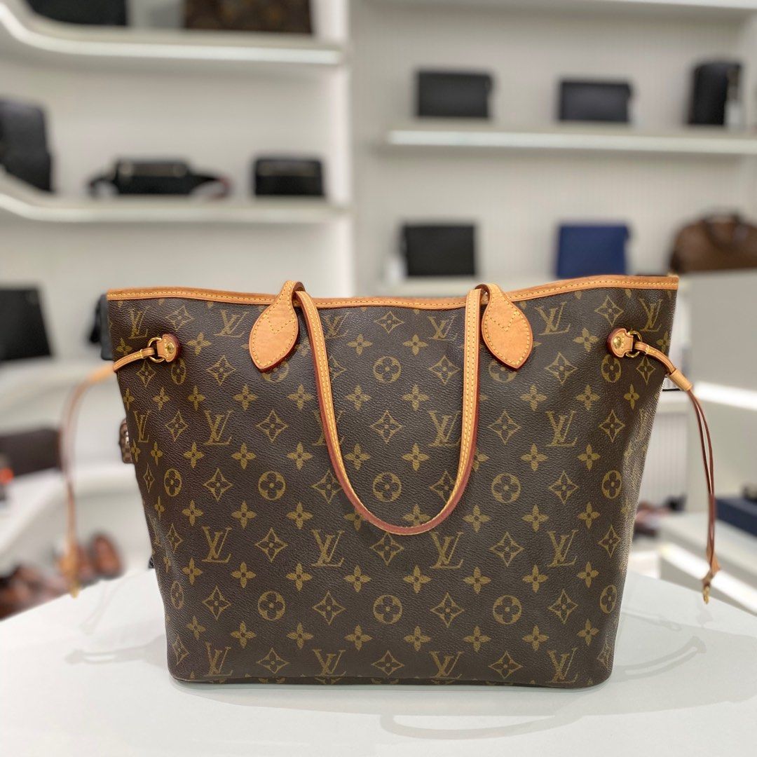 LOUIS VUITTON NEVERFULL MM MONOGRAM HANDBAG