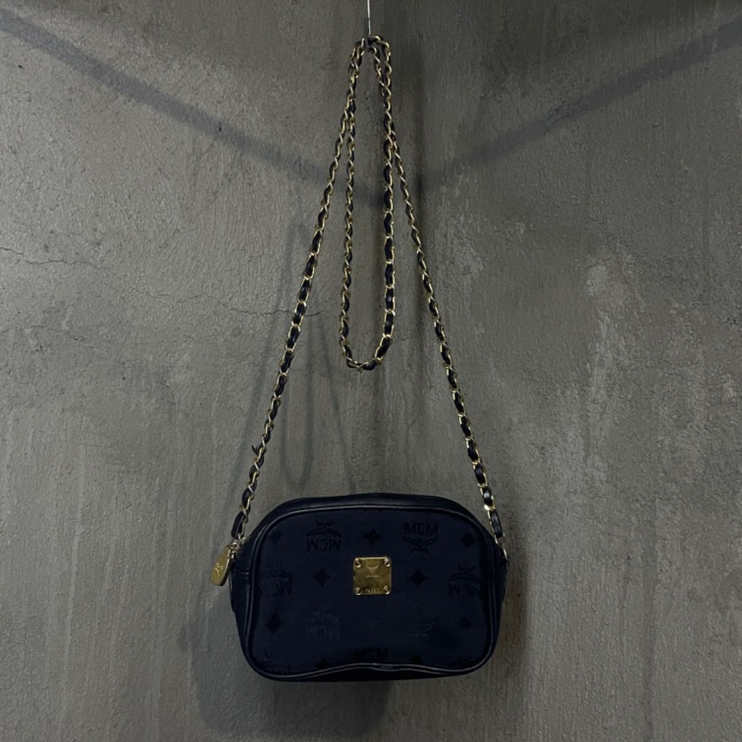 Mcm Visetos Monogram Chain Sling Bag (Category: Luxury Bags & Wallets) located in Bacolod City. Submitted by cast.archives (Listing ID 1400732779, Image 1). Description: Mcm Visetos Monogram Chain Sling Bag Authentic Can fit iphone promax Size: Small Condition: Pristine Flaw: Normal sign of used.