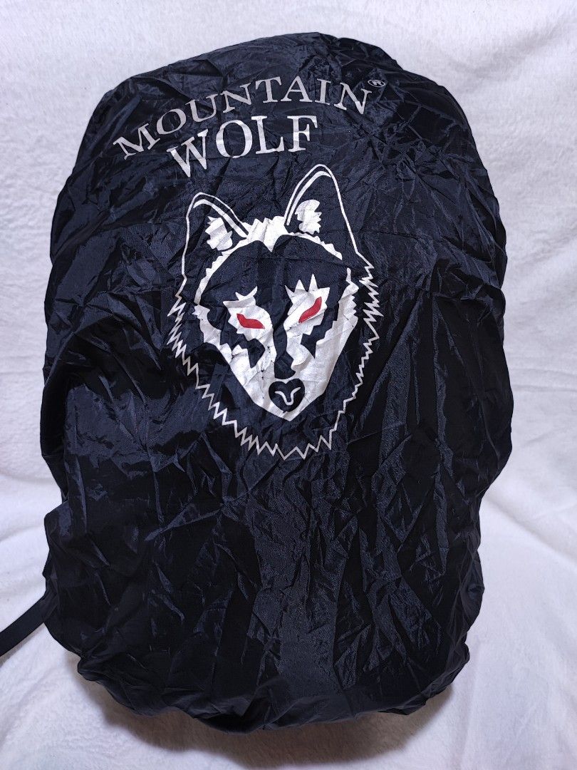 Mountain Wolf hiking bag (Category: Backpacks) located in Baguio. Submitted by ozara.06 (Listing ID 1400675839, Image 2). Description: Mountain Wolf hiking bag 45 L Excellent condition With Rain Cover 1400.
