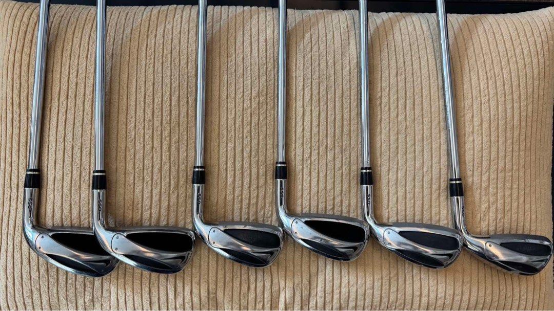 NIKE Golf Irons Good Condition (Category: Golf) located in Mandaluyong City. Submitted by markphilip06745 (Listing ID 1400629676, Image 2). Description: Nike Golf Original Slingshot Irons 5,6,7,8,9,P With free putter (random brand) Price is negotiable Rfs: Not being used.
