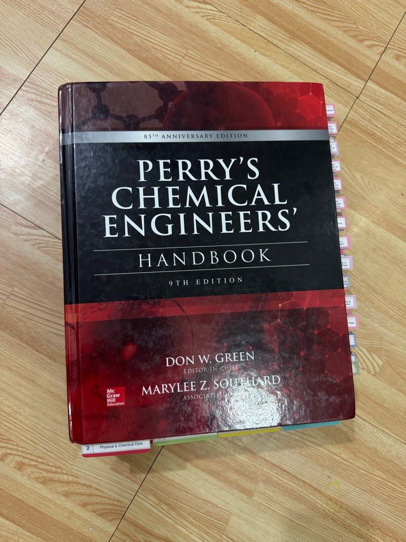 Perry’s Chemical Engineers’ Handbook (Category: Textbooks) located in Manila. Submitted by viennalibby (Listing ID 1400701555, Image 2). Description: Perry’s Chemical Engineers’ Handbook - original copy - bought from C&E bookshop - with tabs - ₱5,500 Canon F-789SGA - used for board exam only - bought from review center - with box - ₱1,000 RFS: already passed the boards Selling for ₱6,000 as bundle Location: Bataan MOD: LBC.