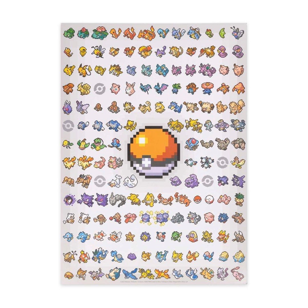 Pokemon 151 Kanto Pixel Jigsaw Puzzle Hobbies Toys Toys Games on