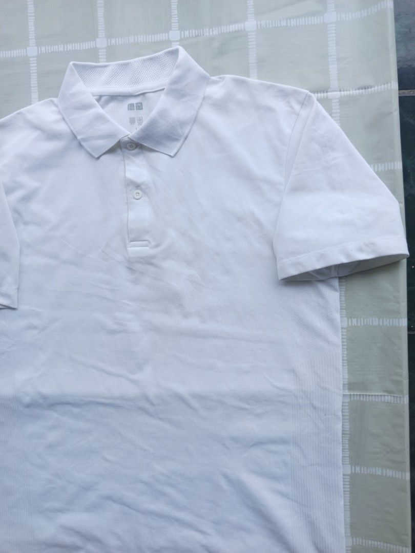 Poloshirt Uniqlo White No Minus Not Adidas, Puma, Ralph Lauren,Nike,  Kappa, Tommy Hilfiger, Calvin Klein, Kappa, Carhartt, Fred Perry, New