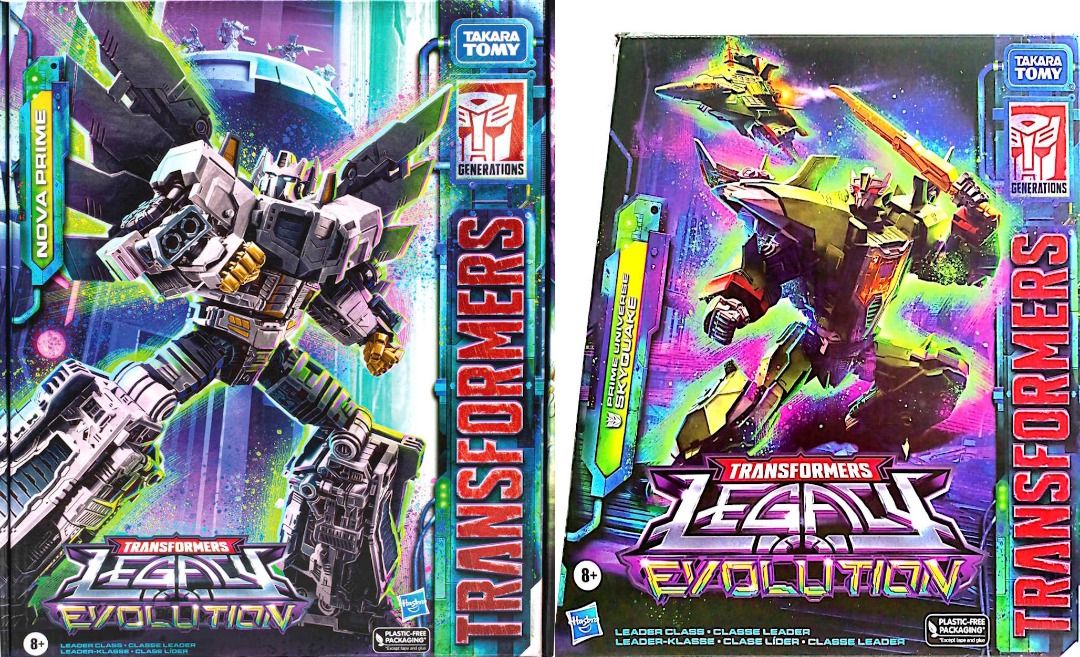 SET OF 2 Hasbro Transformers Legacy Evolution Leader Nova Prime and ...