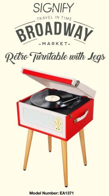 Signify Classic Retro Turntable with Bluetooth and legs (Category: Portable Music Players) located in Manila. Submitted by lucid21 (Listing ID 1400603548, Image 2). Description: Signify Classic Retro Turntable with Bluetooth and legs With box Never used. Opened for testing. Rfs: gift not really in to these things. Pickup only Price is negotiable. .