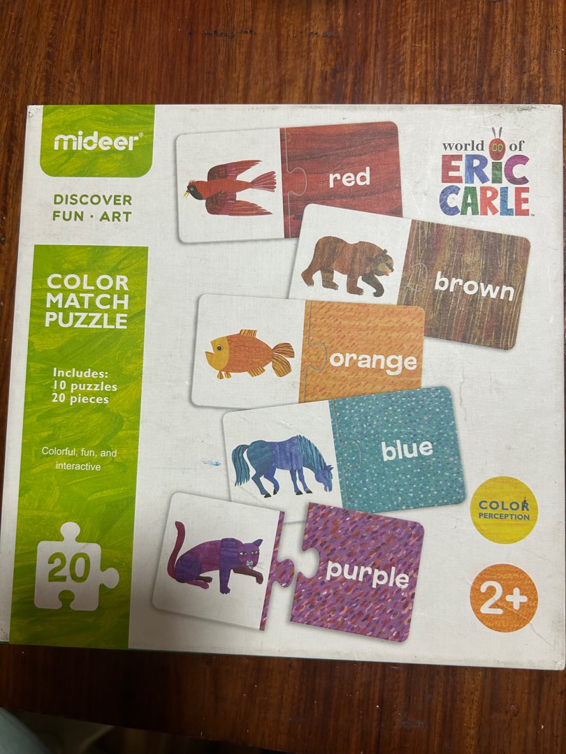 The Very Hungry Caterpillar Color Puzzle, Hobbies & Toys, Toys