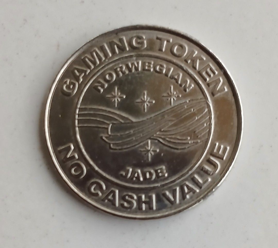 Token NCL Jade cruise ship casino (Category: Currency) located in Lipa City. Submitted by MAGBABALOT7 (Listing ID 1400609654, Image 1). Description: copper nickel composition 24.5 mm in diameter.